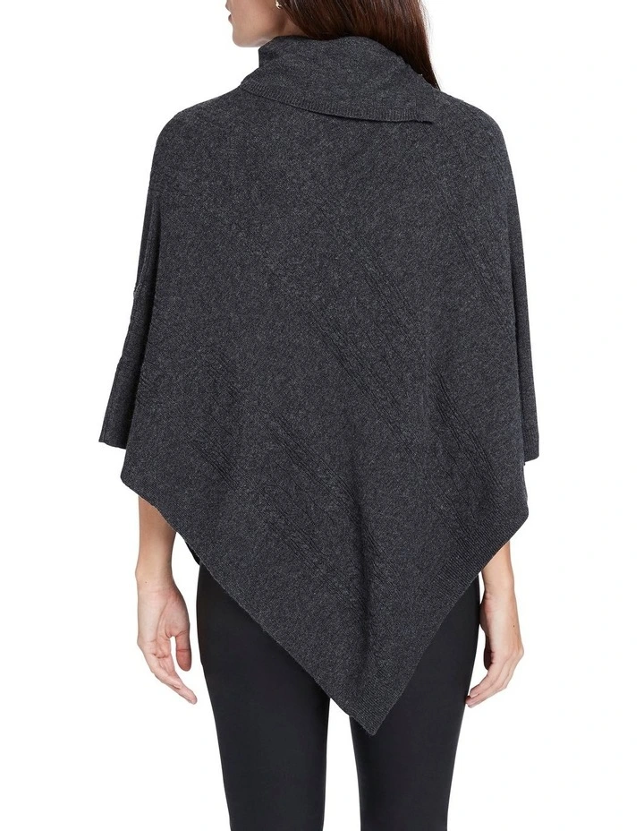 Best reviews of β¨ David Lawrence Ardina Poncho In Grey β€οΈ - Image 3