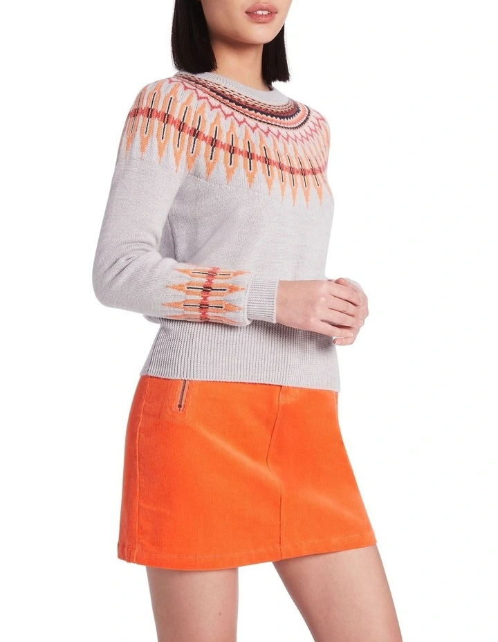 Coupon π₯° Marcs Argyle Knit In Silver π₯