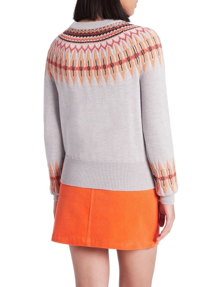 Coupon π₯° Marcs Argyle Knit In Silver π₯ - Image 3