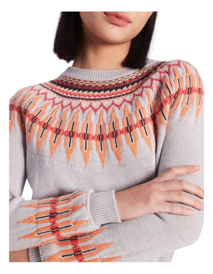 Coupon π₯° Marcs Argyle Knit In Silver π₯ - Image 4