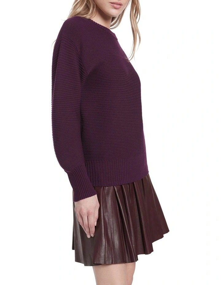 Buy π€© Marcs Izabella Ottoman Knit Sweater Grape β
