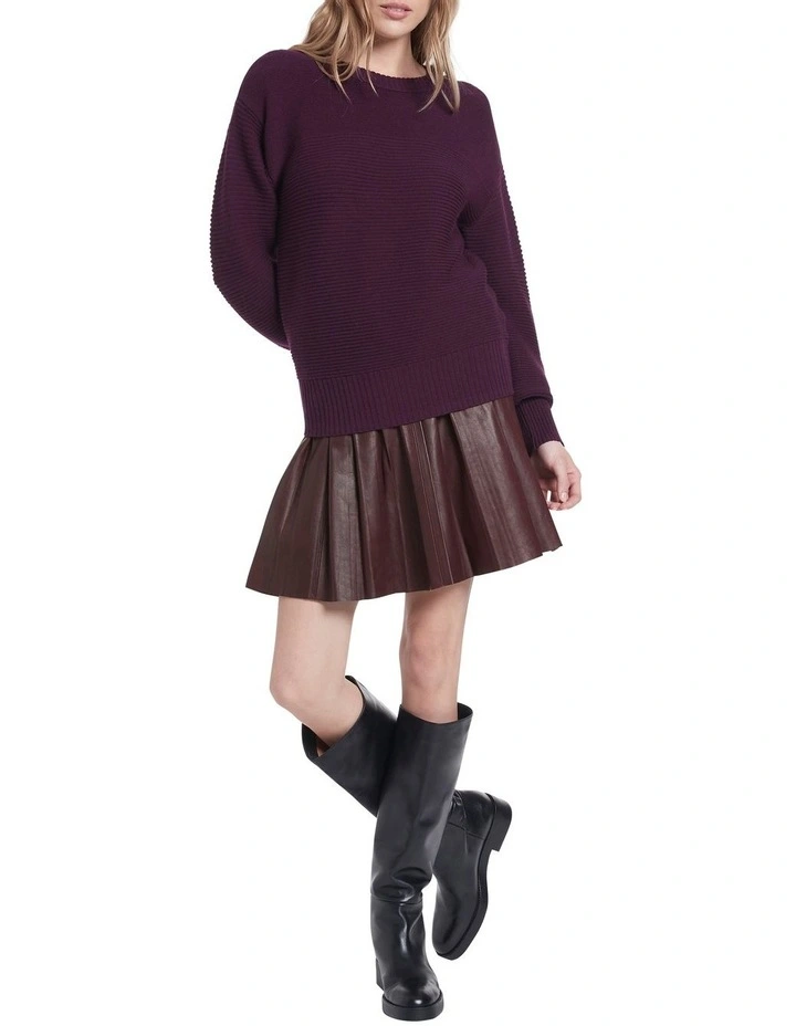 Buy π€© Marcs Izabella Ottoman Knit Sweater Grape β - Image 2