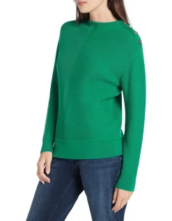 Cheapest π David Lawrence Odessa Stripe Knit Shamrock β