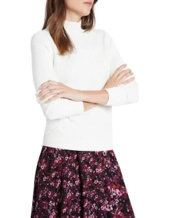 Best deal 🔥 David Lawrence Gillian Stitch Knit Ivory 🤩