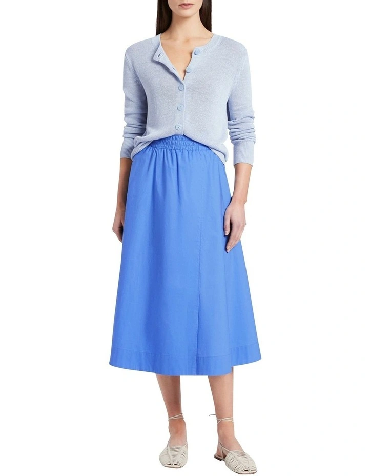 Cheap π₯° David Lawrence Isla Linen Blend Cardigan In Sky Blue π - Image 2