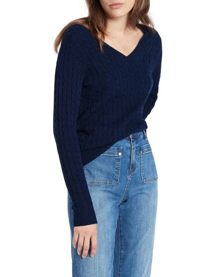 Best reviews of π David Lawrence Everyday Cable Knit Midnight π