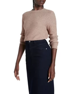 Hot Sale π David Lawrence Moss Stitch Knit Camel π₯°