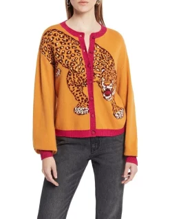 Top 10 ✨ Sass & Bide On The Prowl Button Through Cardigan In Orange 🥰