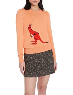 Best Sale π Marcs Roo Love Knit Jumper In Salmon π§¨