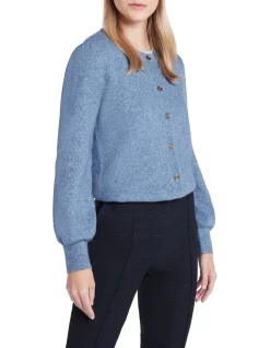 Hot Sale β€οΈ David Lawrence Maia Cardigan In Steel Blue βοΈ