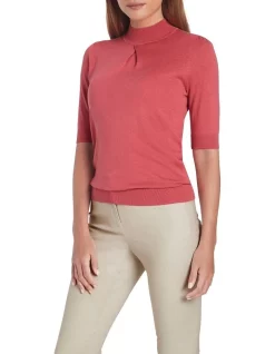 Brand new π David Lawrence Verity Csc Knit Top Rosewood π