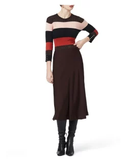 Top 10 😀 David Lawrence Stripe Long Sleeve Rib Jumper ❤️