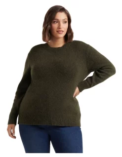 Wholesale π Forever New Curve Raven Longline Knit Jumper Green π