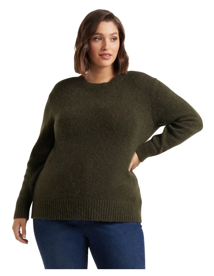 Wholesale π Forever New Curve Raven Longline Knit Jumper Green π