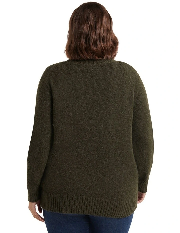 Wholesale π Forever New Curve Raven Longline Knit Jumper Green π - Image 2