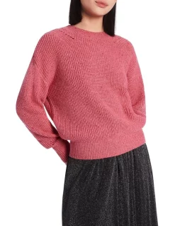 Budget π Marcs Say Something Speckle Knit In Cherry π