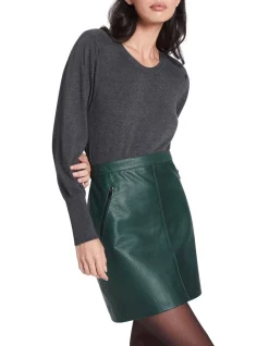 Budget β Marcs Stardust Knit Charcoal Melange π