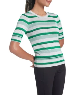 Deals 😀 Marcs Beca Stripe Knit Green Multi 🌟