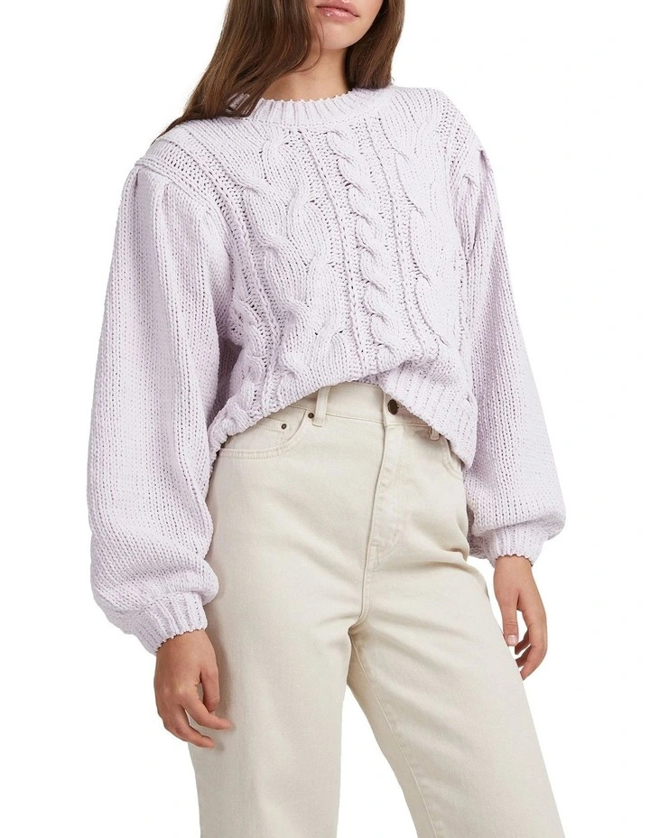 Buy π Billabong Bluesday Chenille Crew Sweater Orchid π€©