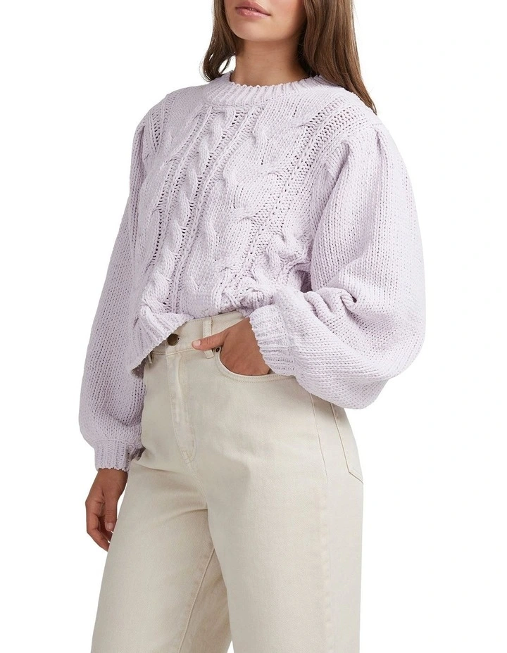 Buy π Billabong Bluesday Chenille Crew Sweater Orchid π€© - Image 3