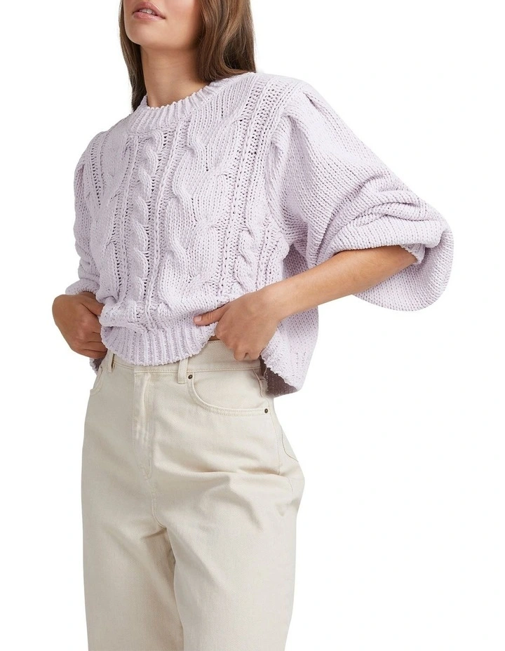 Buy π Billabong Bluesday Chenille Crew Sweater Orchid π€© - Image 4