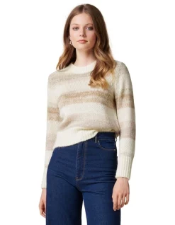 Deals π Forever New Marla Stripe Knit Jumper βοΈ