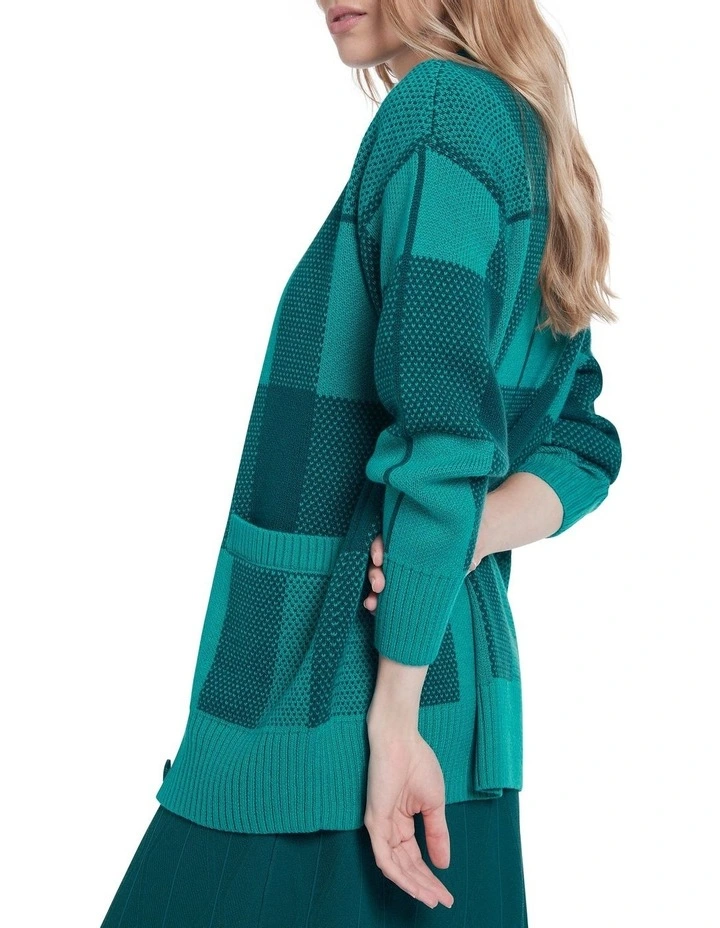 Outlet β Marcs Jupiter Longerline Cardigan Sea Green π - Image 4