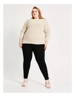 Buy 🎉 Basque Pointelle Stitch Knit Jumper In Irish Cream ❤️