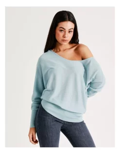 Coupon 🔥 Tokito One Shoulder Knit Top In Mint ✨