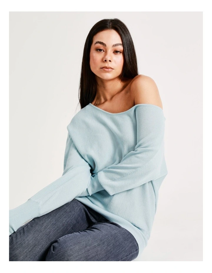 Coupon π₯ Tokito One Shoulder Knit Top In Mint β¨ - Image 2