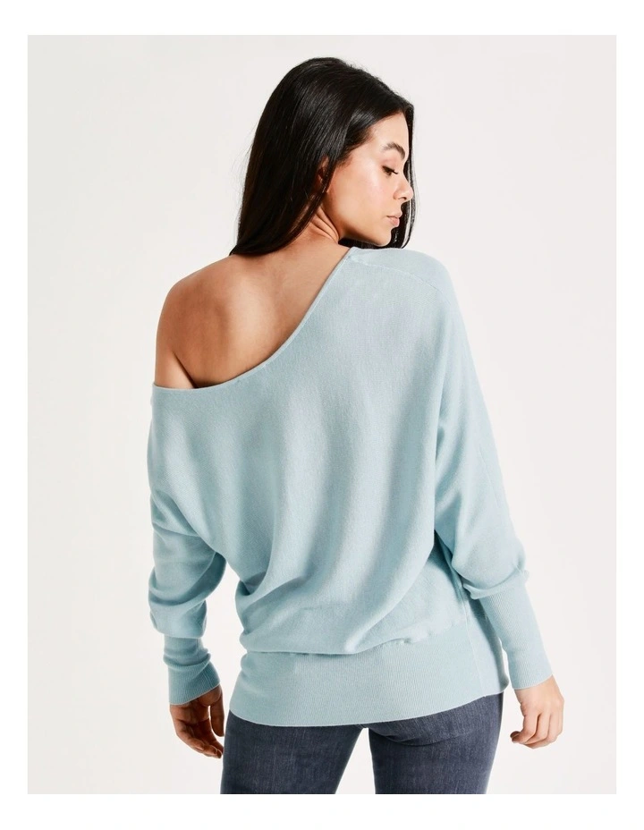 Coupon π₯ Tokito One Shoulder Knit Top In Mint β¨ - Image 4