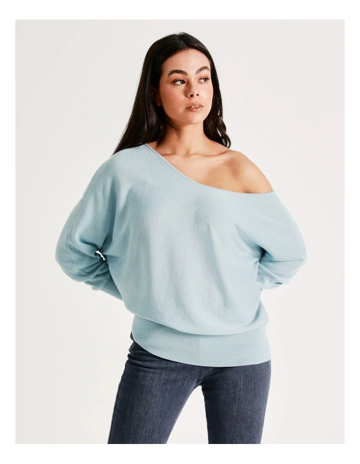 Coupon π₯ Tokito One Shoulder Knit Top In Mint β¨ - Image 5