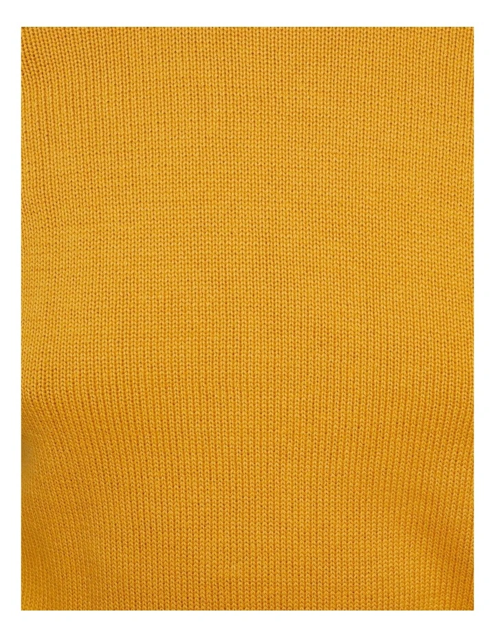 Promo π― Oxford Emily Crew Neck Cotton Knit Jumper Mustard π - Image 6
