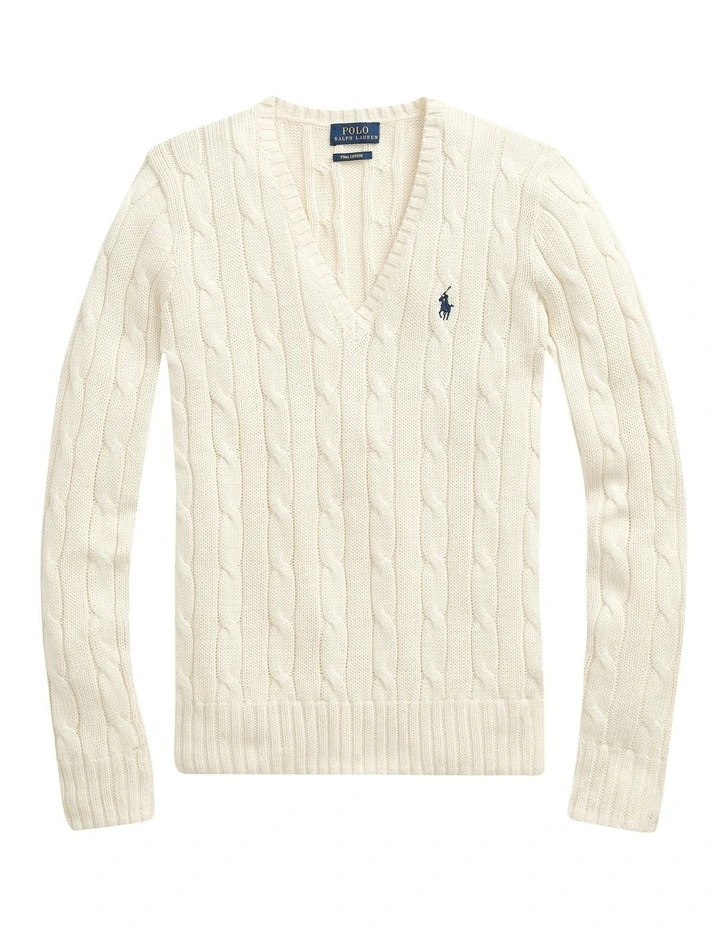 Cheap π― Polo Ralph Lauren Cable-Knit V-Neck Sweater π₯° - Image 4