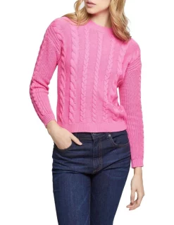 Brand new 🧨 Oxford Kiki Cotton Cable Knit Pink 🔔