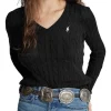 Best Sale ❤️ Polo Ralph Lauren Cable-Knit V-Neck Sweater 🧨