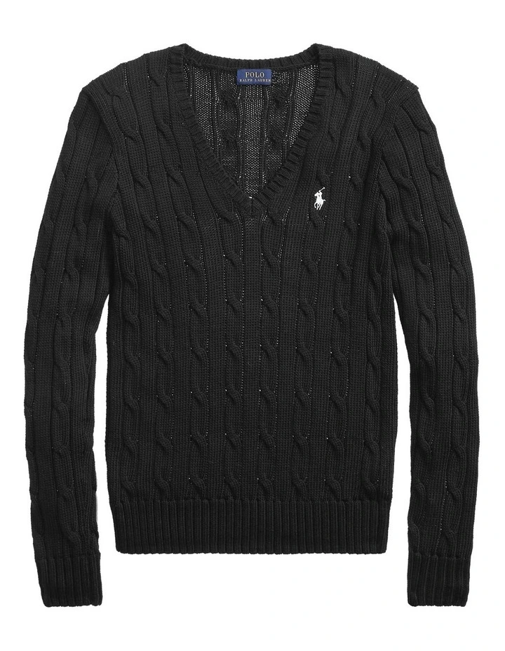 Best Sale β€οΈ Polo Ralph Lauren Cable-Knit V-Neck Sweater 𧨠- Image 4