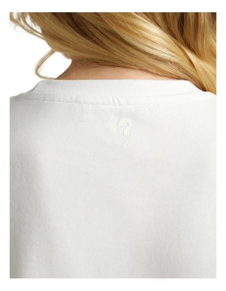 Brand new β¨ Guess Rosatea Sweatshirt In White π - Image 6
