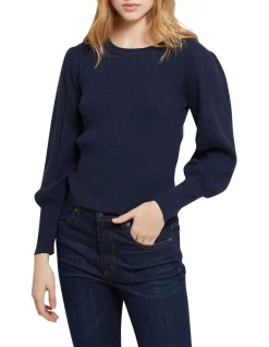Best deal 🌟 Oxford Kirstin Cable Knit Jumper Navy 🔔