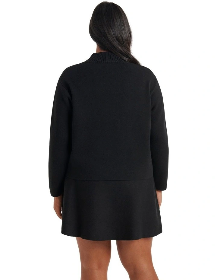 Best deal π Forever New Curve Jordan Co-Ord Stand Neck Jumper In Black β€οΈ - Image 2