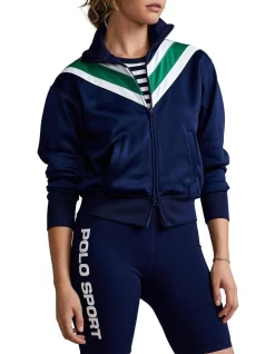 Flash Sale ⌛ Polo Ralph Lauren Polo Sport Full-Zip Fleece Sweatshirt In Navy Blue ❤️