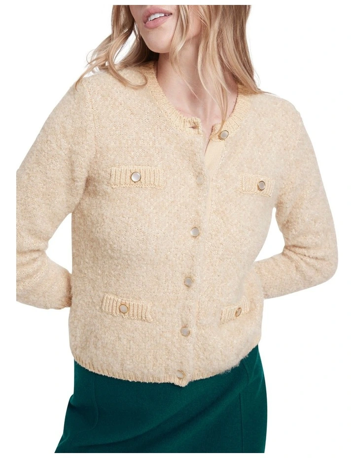 Best Sale π₯° Marcs No Sleep Tonight Sequin Cardigan Buttermilk π - Image 4