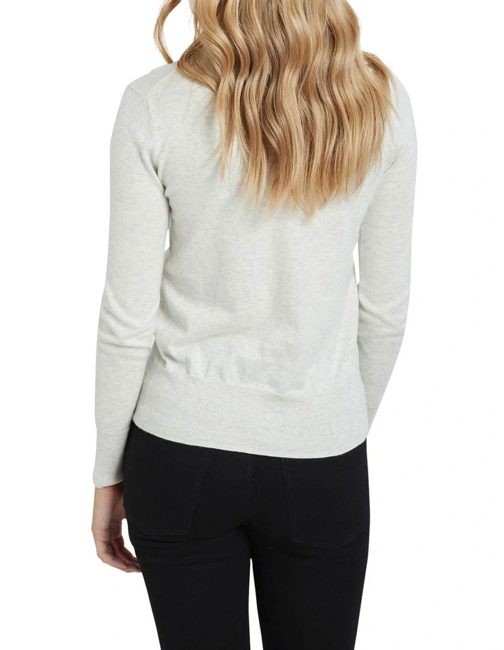 New βοΈ Oxford Emily Crew Neck Knit In Ice π - Image 3