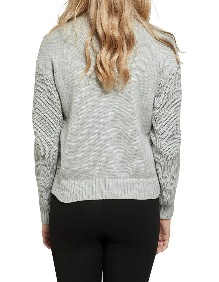 Best reviews of π Oxford Scarlett Cotton Cable Knit Jumper Ice Grey π - Image 3