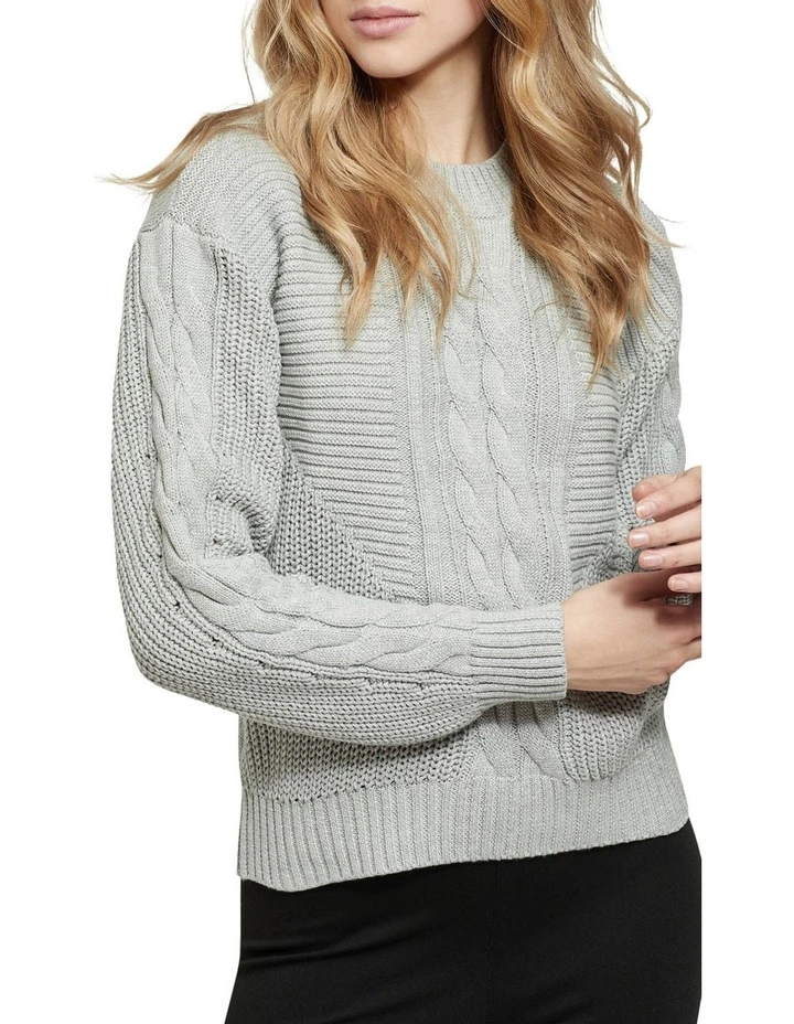 Best reviews of π Oxford Scarlett Cotton Cable Knit Jumper Ice Grey π - Image 4