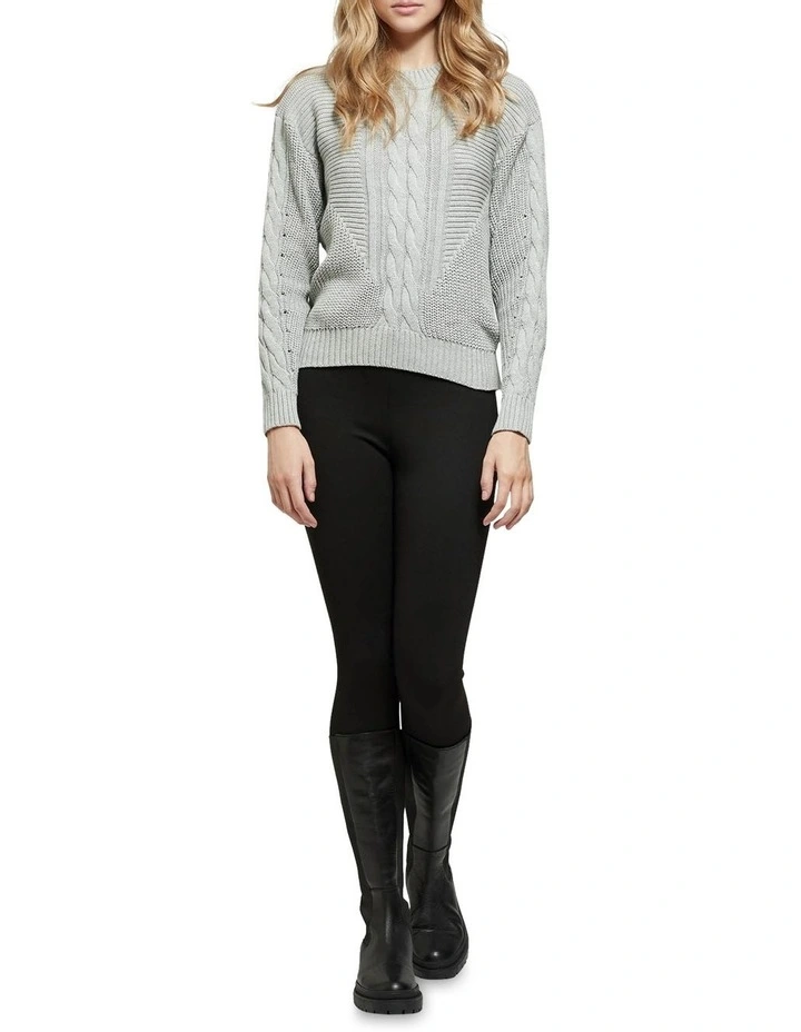 Best reviews of π Oxford Scarlett Cotton Cable Knit Jumper Ice Grey π - Image 5