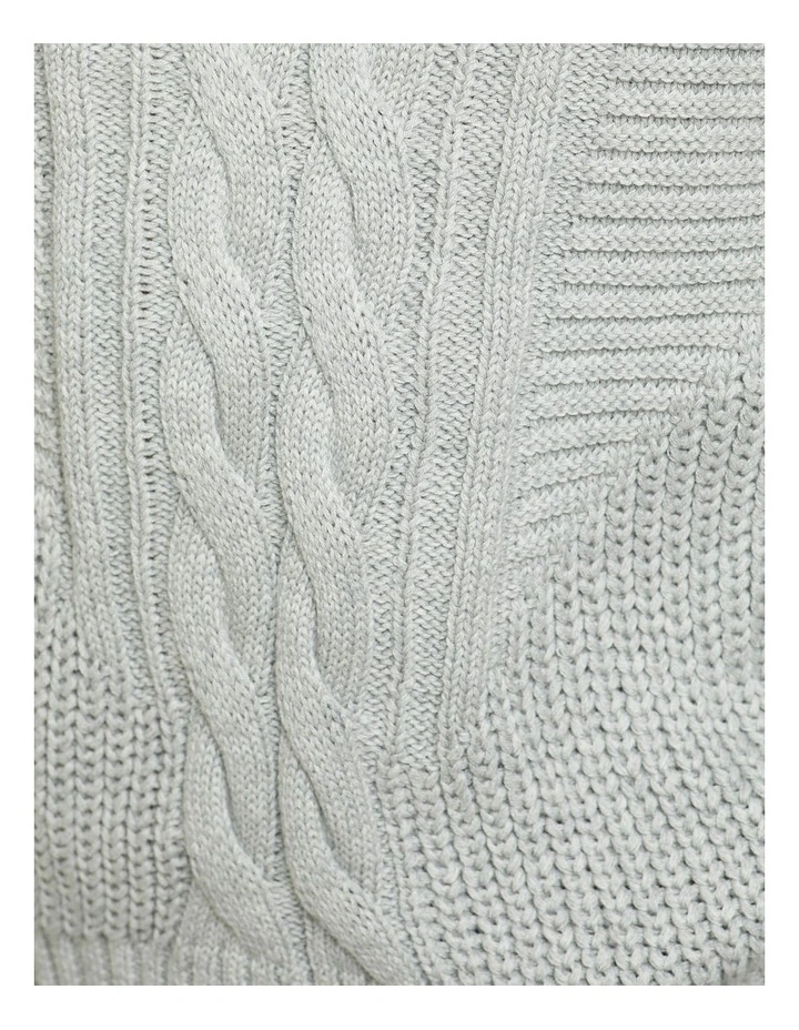 Best reviews of π Oxford Scarlett Cotton Cable Knit Jumper Ice Grey π - Image 6