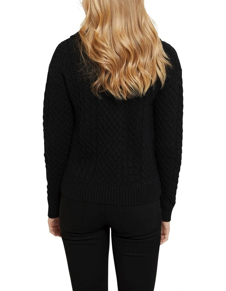 Top 10 π₯° Oxford Sonia Cable Knit Jumper Black π - Image 3