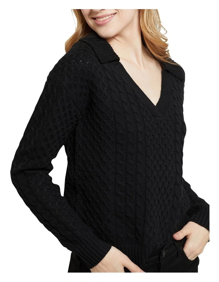 Top 10 π₯° Oxford Sonia Cable Knit Jumper Black π - Image 4