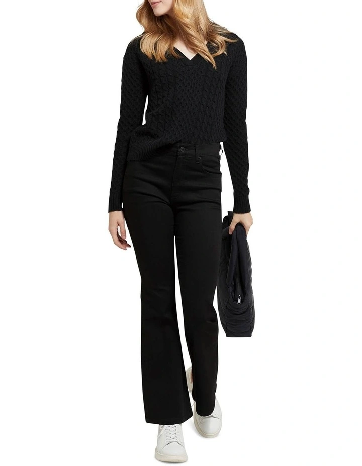 Top 10 π₯° Oxford Sonia Cable Knit Jumper Black π - Image 5